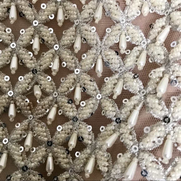 Two Piece Beaded Prom Dress by Terani Couture Size 12 - Picture 9 of 16